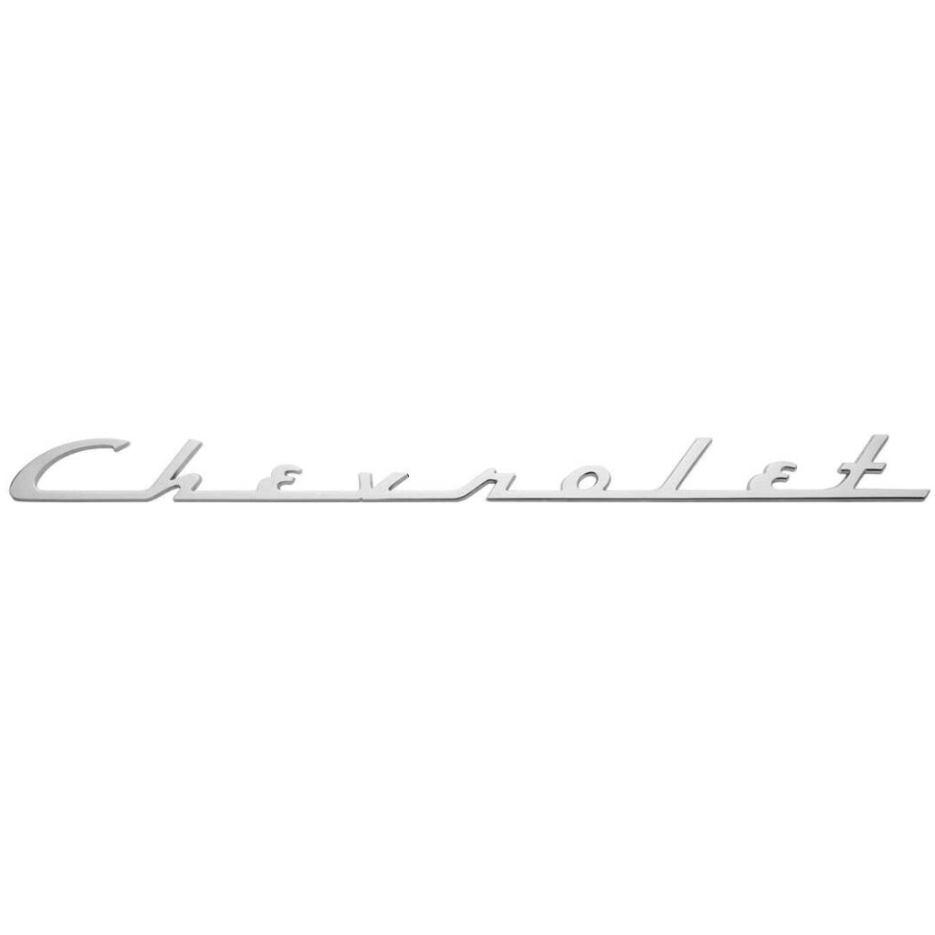 CHEVROLET Script på Baklucka 1954 Chevrolet