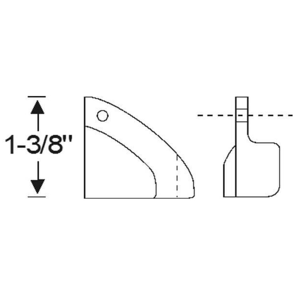 Roof Rail Filler 1949-52 2dr cab Chevrolet Oldsmobile Pontiac