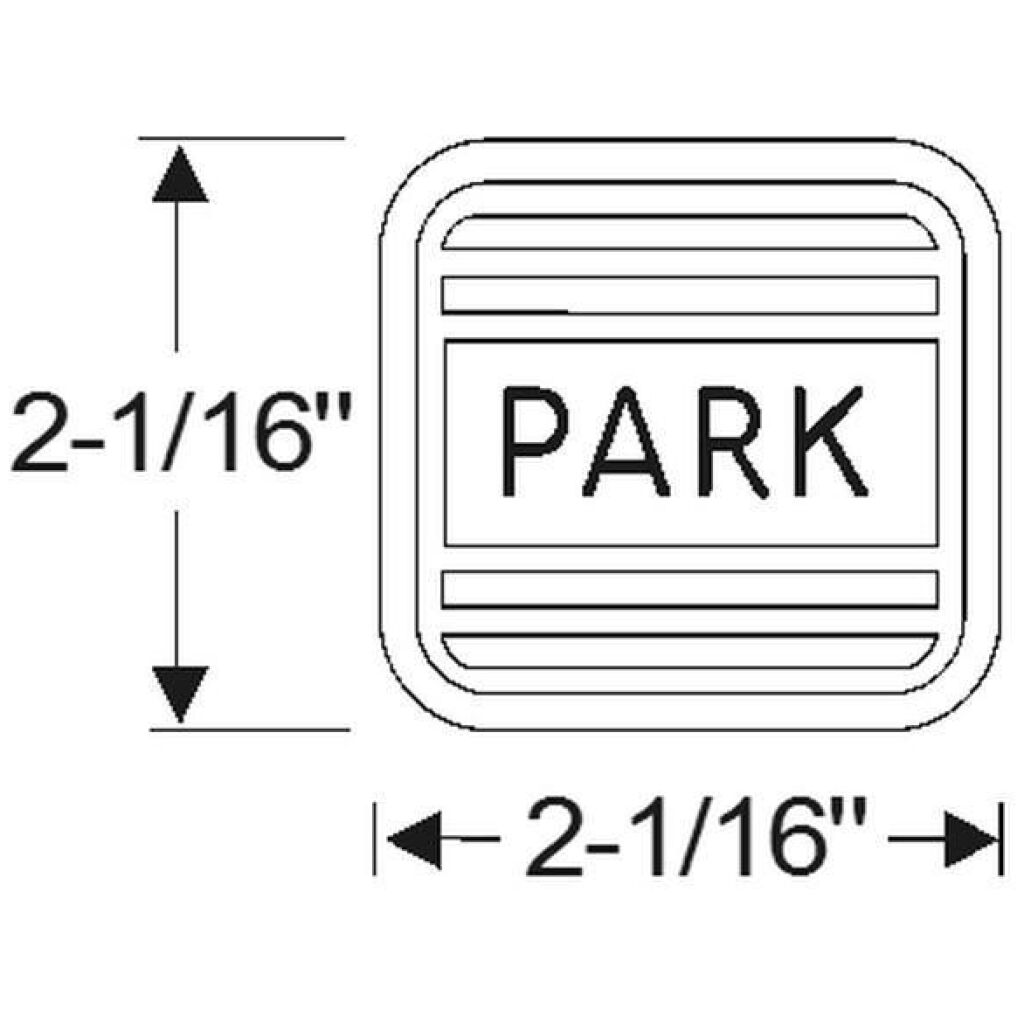 Pedalgummi Parkeringsbroms 1955-58 2dr 4dr ht cab sedan Buick