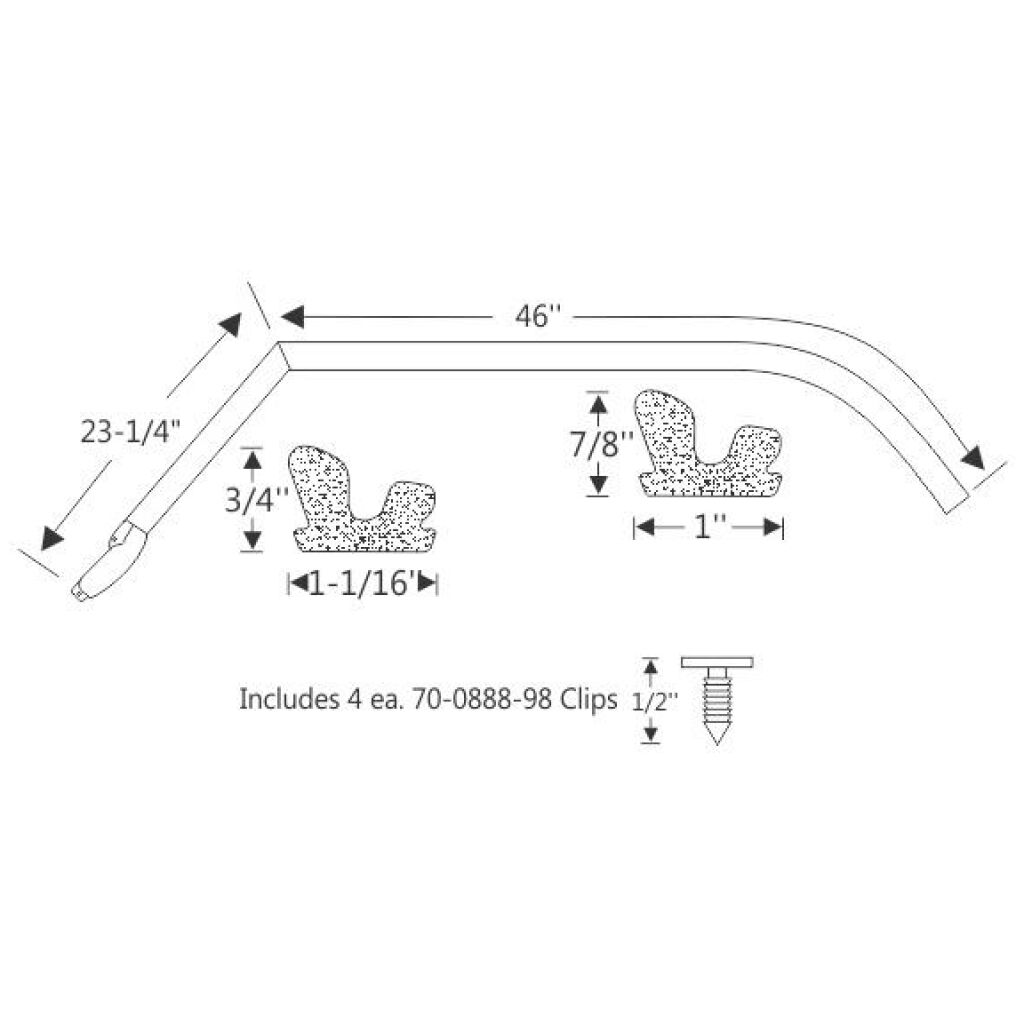 Hardtop Roof Rail Weatherstrip