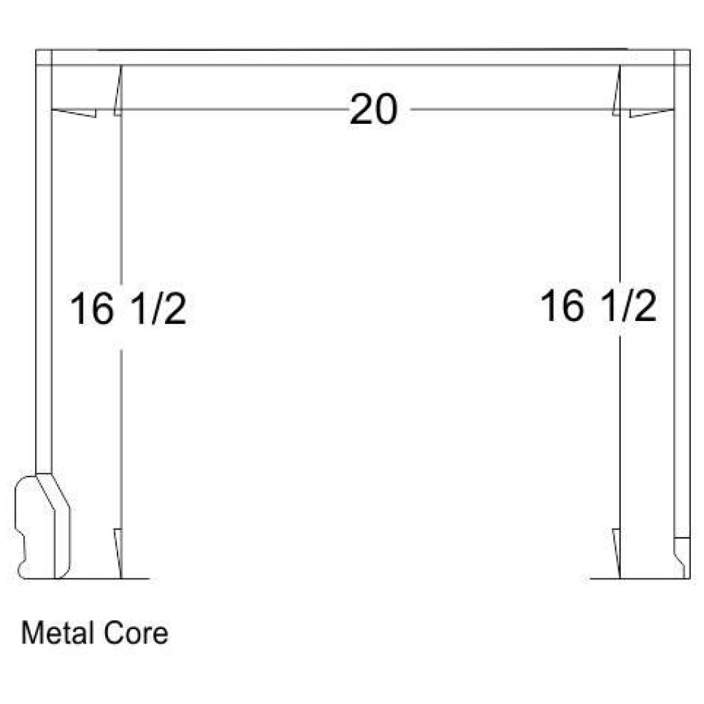 Roof Rail Weatherstrip - Rear