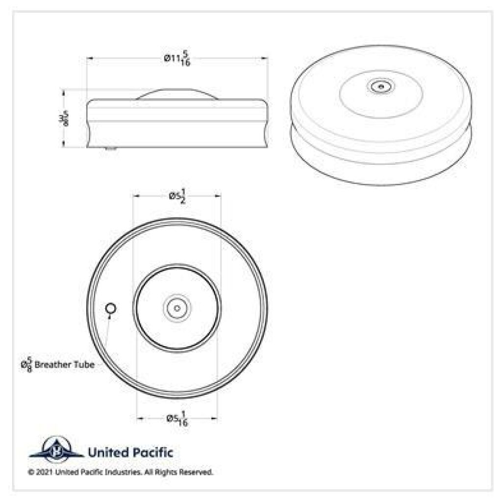 Luftrenare Kromad Smooth 11"