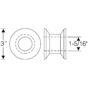 Engine Support Pad 1927-28 2dr 4dr cab sedan Cadillac