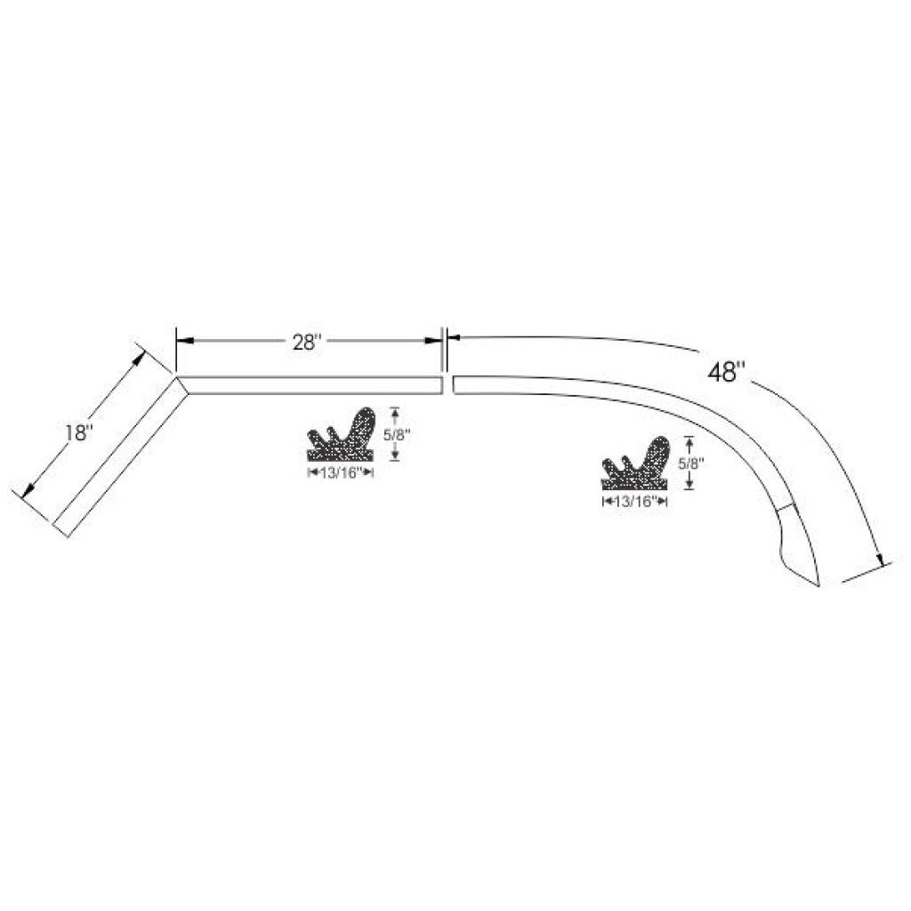 Hardtop Roof Rail Weatherstrip