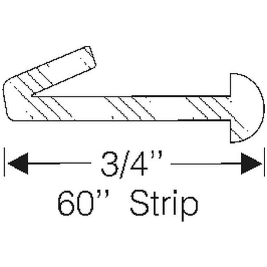 Fenderskirt Gummilist 1955-64 2dr 4dr ht cab sedan Chevrolet Oldsmobile Pontiac