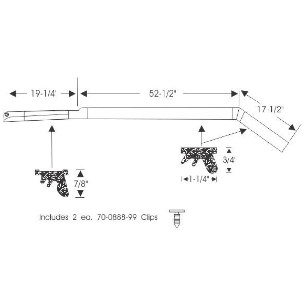 Hardtop Roof Rail Weatherstrip