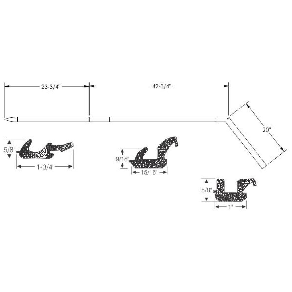 Hardtop Roof Rail Weatherstrip