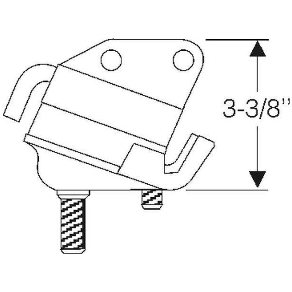 Front Engine Mount 1964-78 2dr 4dr ht cab sedan Cadillac