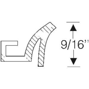 Running Board Edge Seal 1946-49 4dr sedan Cadillac