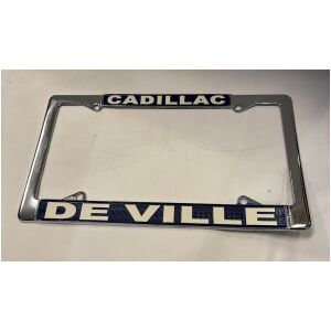 Nummerplåtsram kromad Cadillac De Ville , Restoparts CE15563