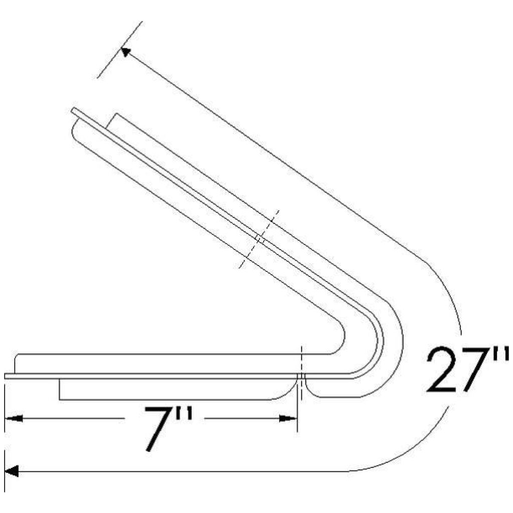 Front Door Vent Window Weatherstrips 1938-40 2dr 4dr sedan Packard