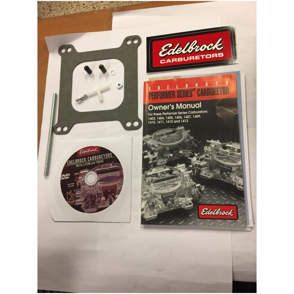 Repsats Edelbrock Förgasare 1403-1413 inkl DVD skiva