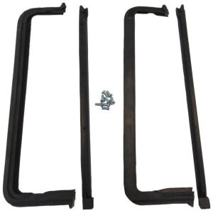 Front Door Vent Window Set 1957-58 4dr ht Cadillac