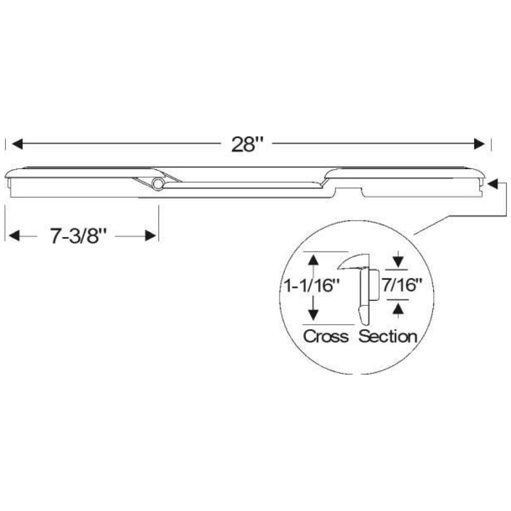 Front Door Vent Window Weatherstrips 1942-48 2dr sedan Buick Chevrolet Oldsmobile Pontiac