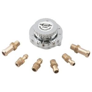 Bränsletrycksregulator 5/16 in. & 3/8 in. PSI:6 Kromad , MR GASKET 9710