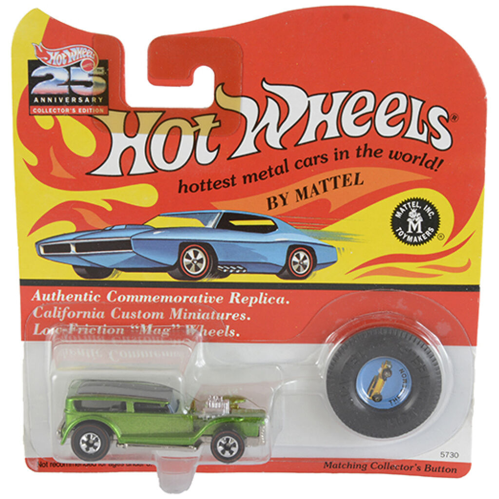 The Denom Green Hot Wheels #5730 25th Anniversary Collector's Edition