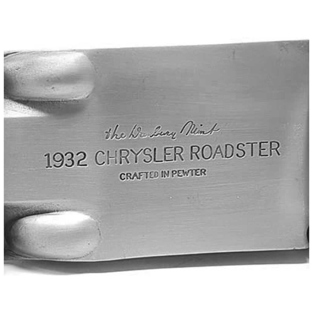 1932 Chrysler Roadster Danbury Mint Classic Cars Of The World