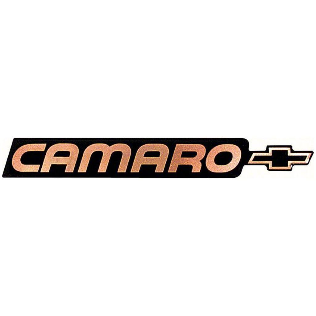 1988 Camaro; Rear Panel Emblem; Gold