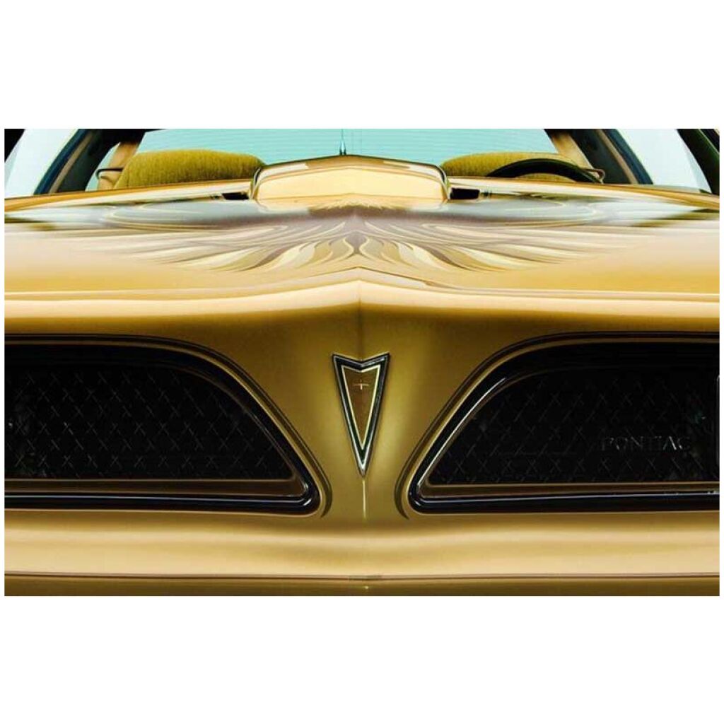 1977-81 Firebird; Arrowhead Emblem; Front Bumper Nose Panel Emblem ; Gold