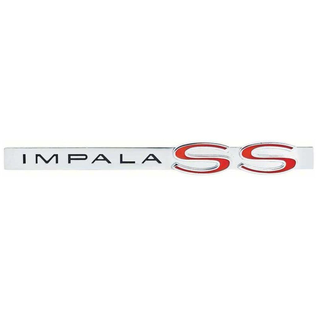 1962 Impala SS; Trunk Lid Emblem