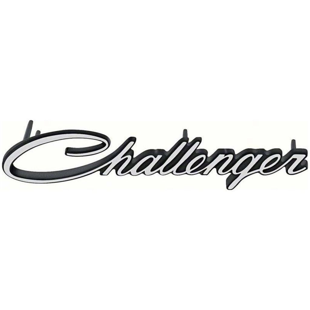 1970 Dodge Challenger; Grill Emblem; Challenger Script matonostalgi.se