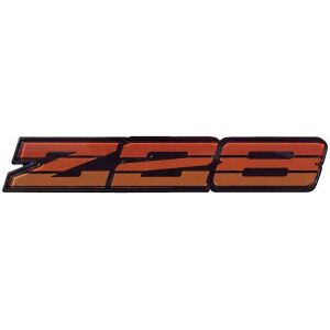 1985-86 Camaro Z28 Rocker Panel Emblem ; Red