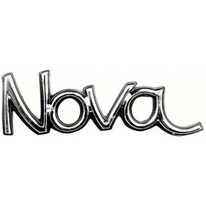 1973-74 Nova; Front Fender Emblem; "NOVA"
