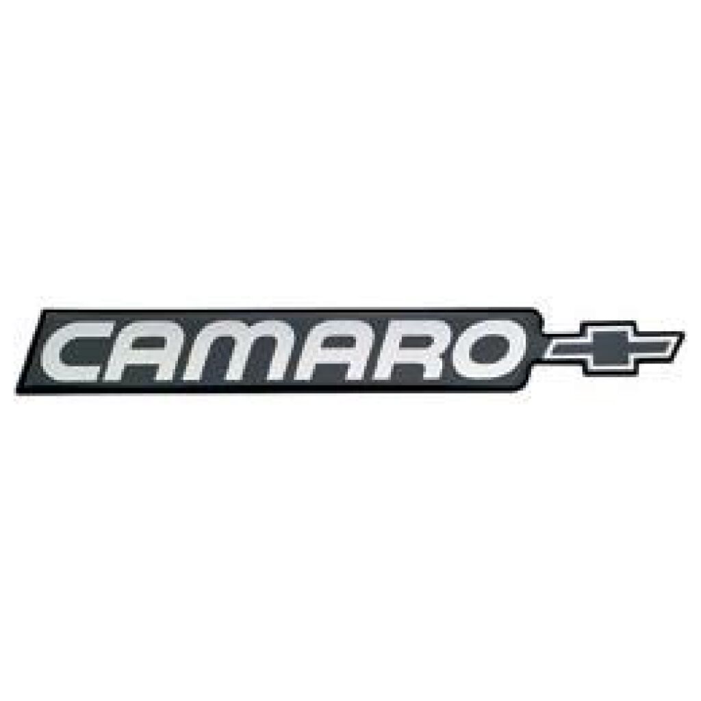 1988 Camaro; Rear Panel Emblem; Silver