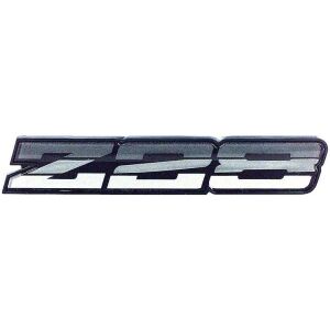 1983-84 Camaro Z28 Rocker Panel Emblem ; Charcoal