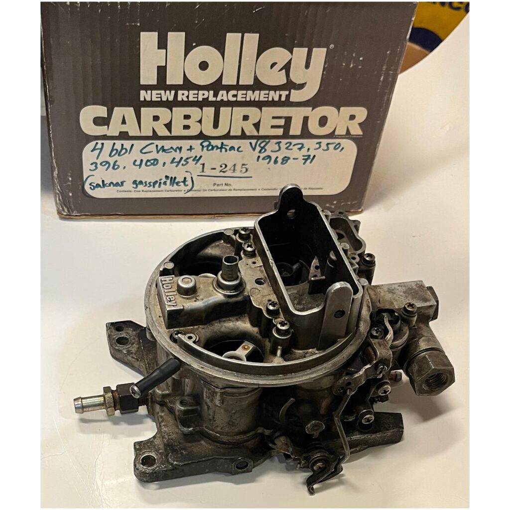 FÖRGASARE 4-PORTS HOLLEY CHEVROLET & PONTIAC V8 327-454cui 1968-71