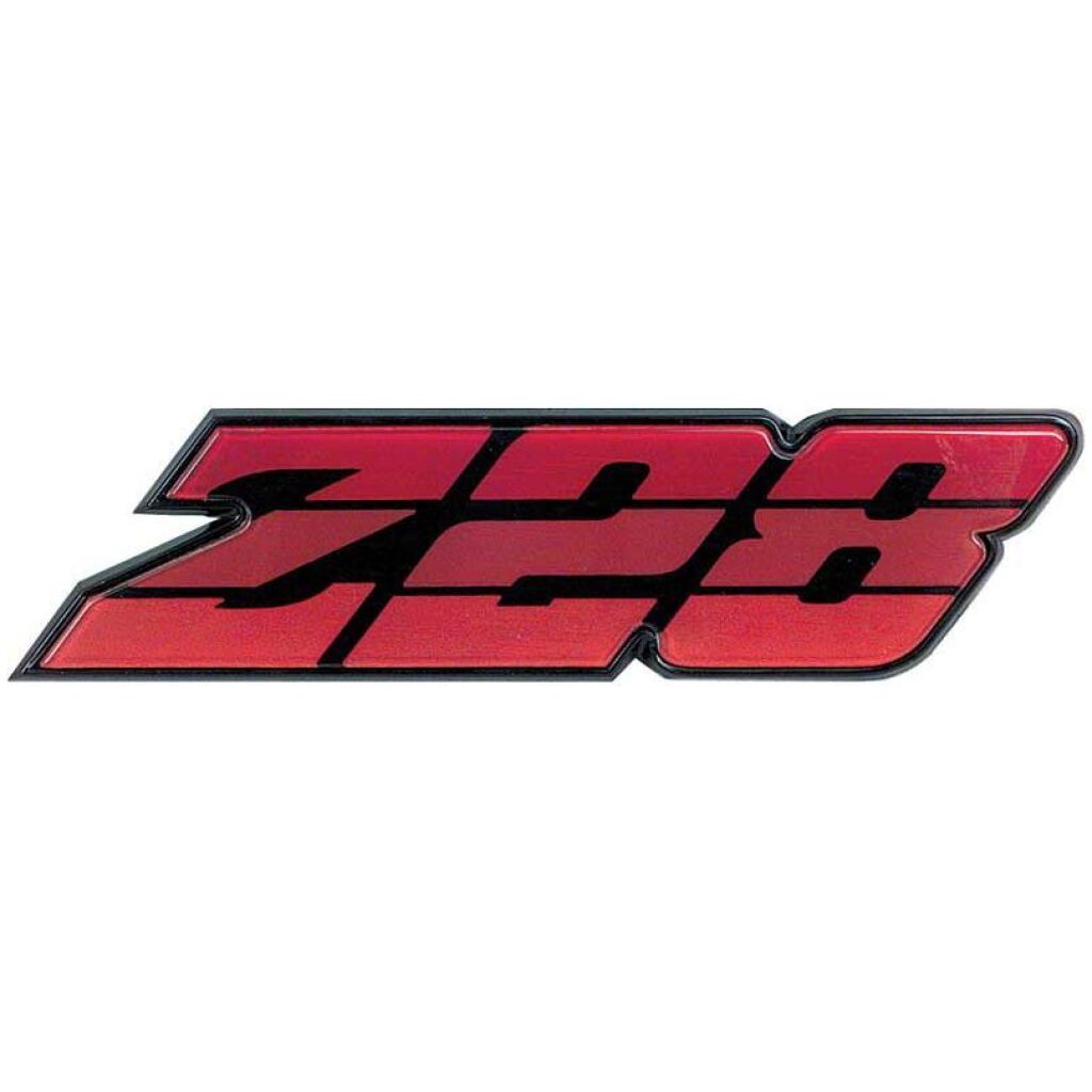 1980-81 Camaro; Z28 Grill Emblem ; Tri-Color Red