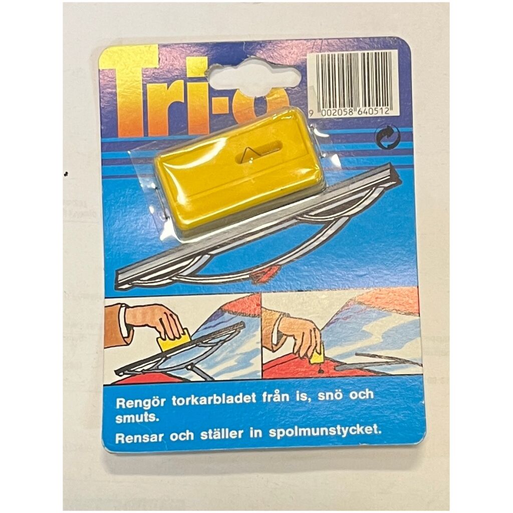 Rengörare av torkarblad från is , snö & smuts samt spolmunstycken