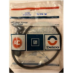 Tändkabel 8mm Chev Camaro V8 305 5,7L 1987-88, AC Delco 316M 12036981