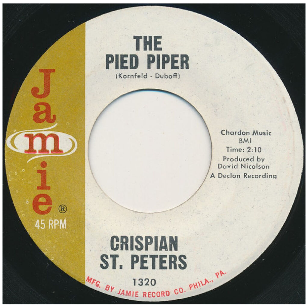 Crispian St. Peters - The Pied Piper / Sweet Dawn My True Love (7, Single)