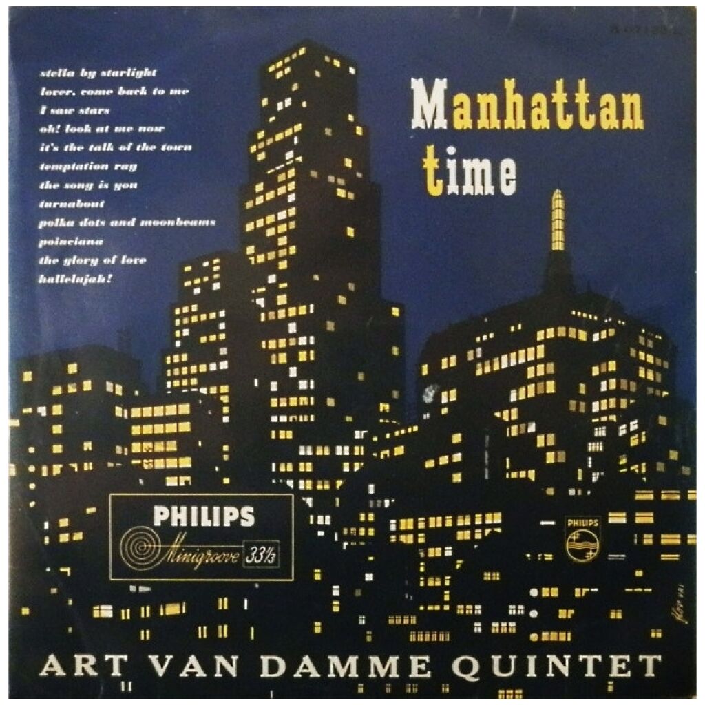 Art Van Damme Quintet* - Manhattan Time (LP, Album, Mono)