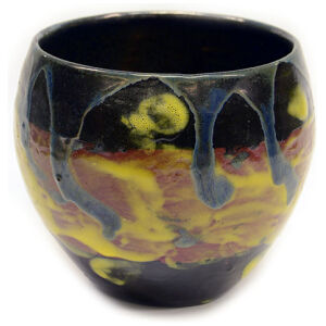 Snygg Keramik Vas, läckert glaserad