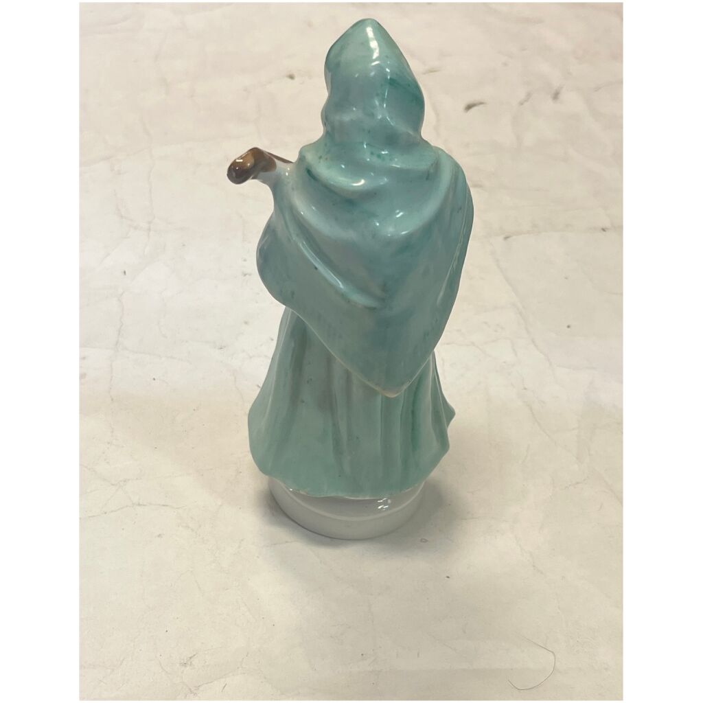 Figurin porslin gumma handmålad i ockuperat Japan WWII 1945-1952 17x7,5cm