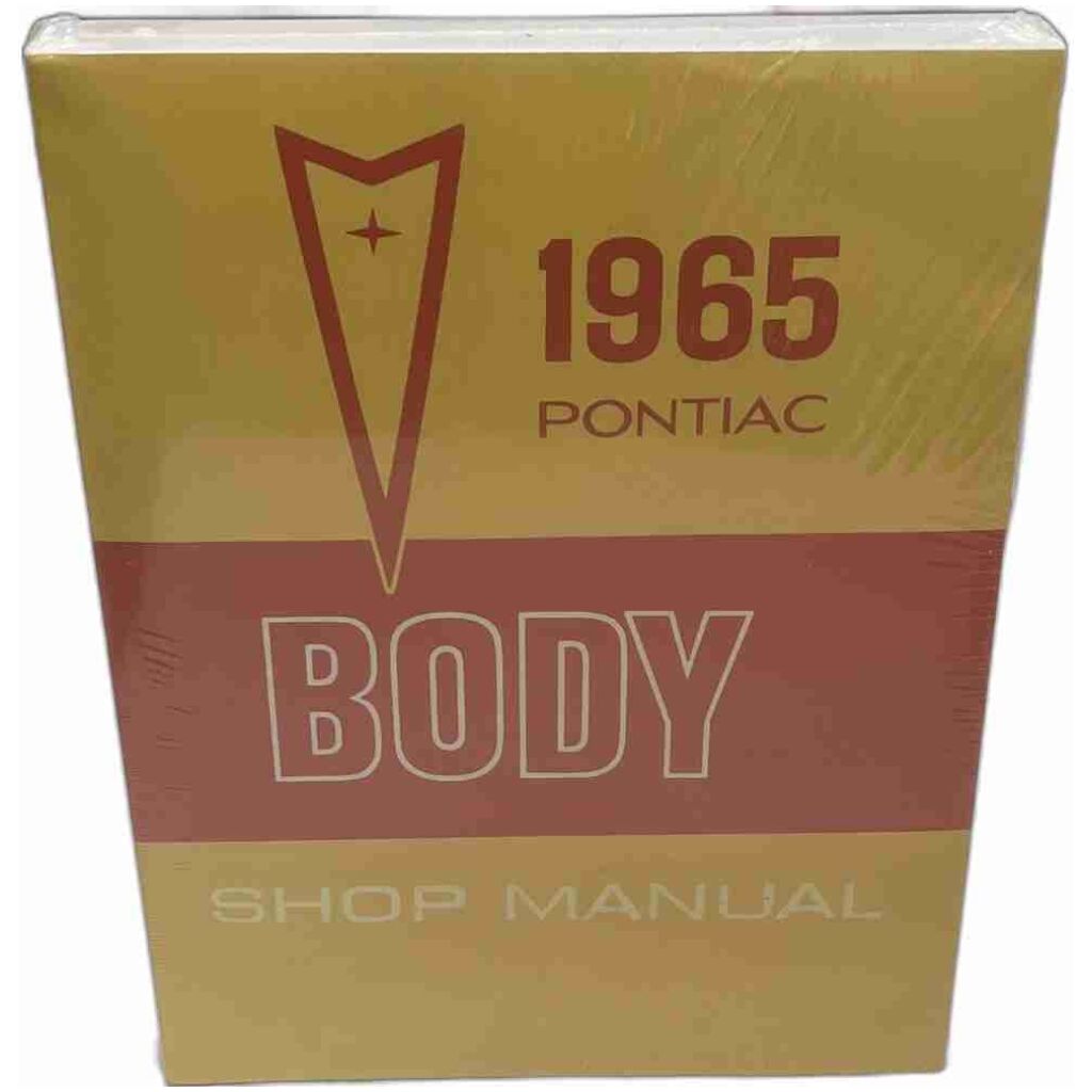 1965 Pontiac body shop manual reparationsbok 540 sidor