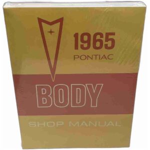 1965 Pontiac body shop manual reparationsbok 540 sidor