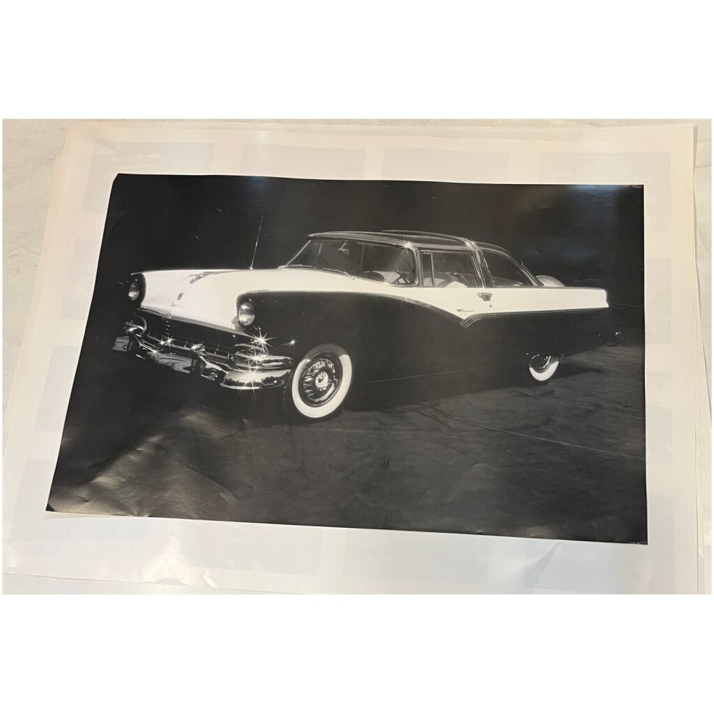 Affisch 32,5x50cm 1956 Ford Fairlane Crown Victoria