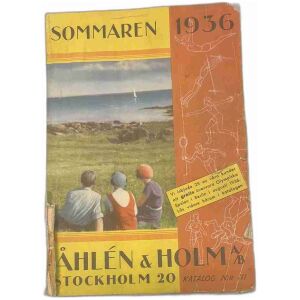 Sommaren 1936 Åhlén & Holm AB Stockholm katalog nr 11 OS i Berlin WWII 332 sidor