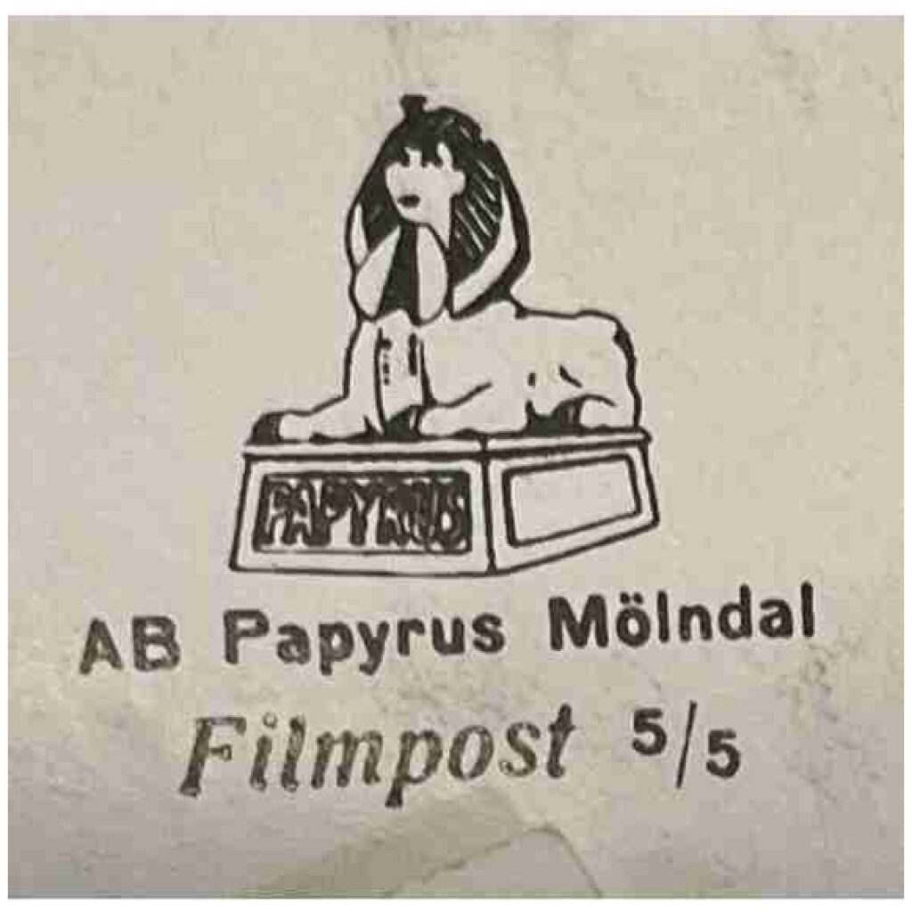 Filmpost 5/5 Walter Pidgeon inkl 5 kuvert & 5 brevpapper AB Papyrus Mölndal