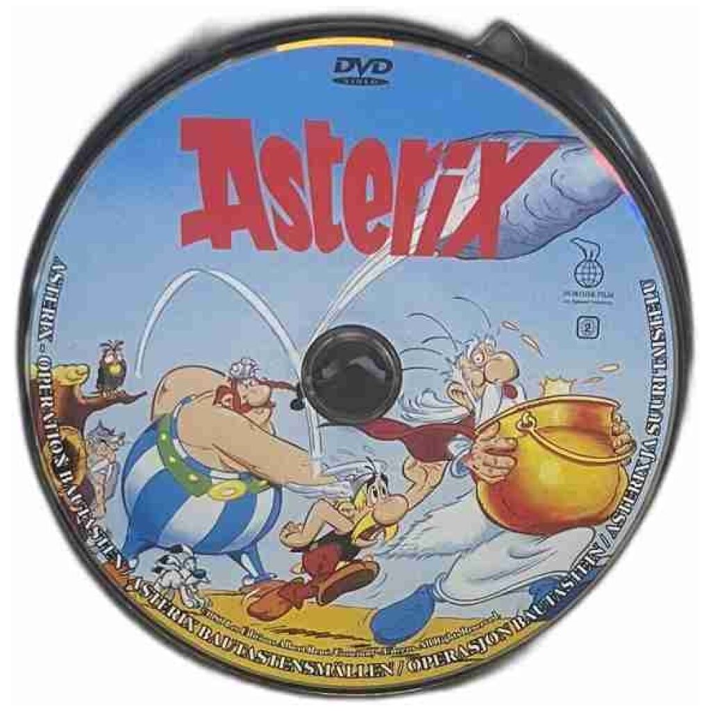 Asterix & Obelix Bautastensmällen DVD tecknad film 76min barntillåten