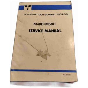 TOHATSU Service manual M40D / M50D