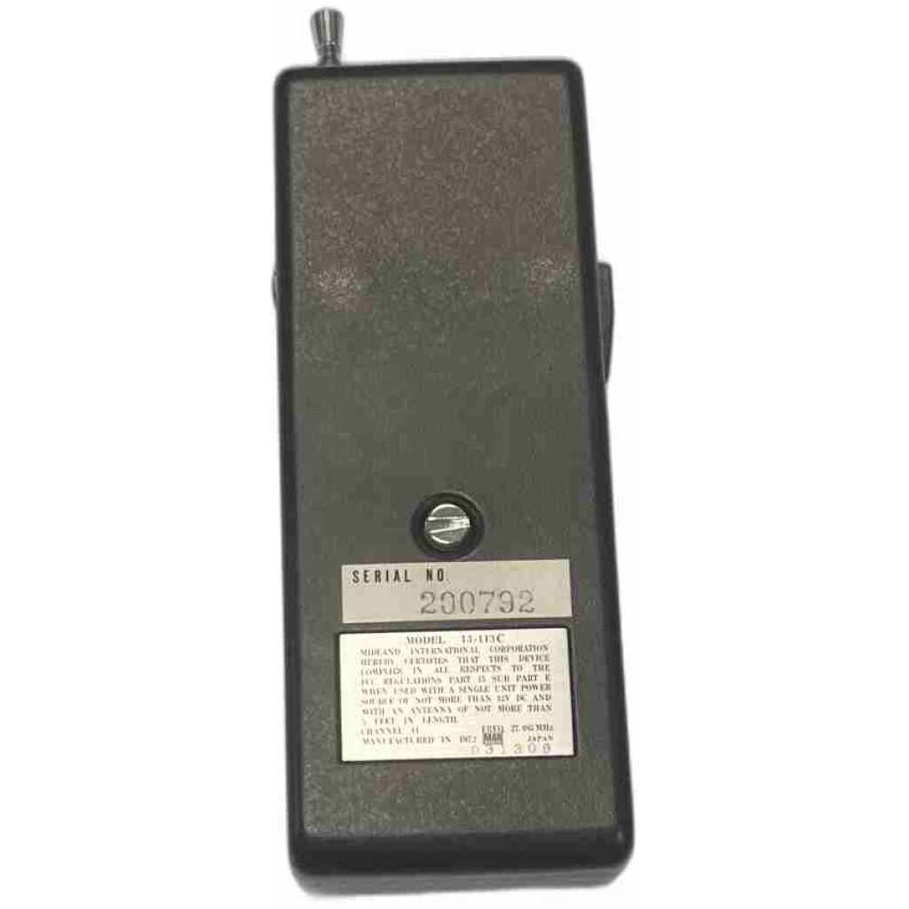Radio transistor mottagare 9-12V kanal 11 27.085 Mhz Midland 13-113C Japan 1972