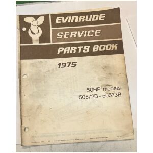 1975 reservdelskatalog Evinrude 50hp modeller 21 sidor