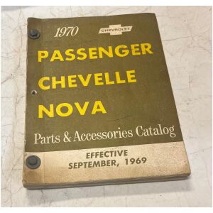 Reservdelskatalog 1970 Chevrolet Passenger Chevelle & Nova 225 sidor