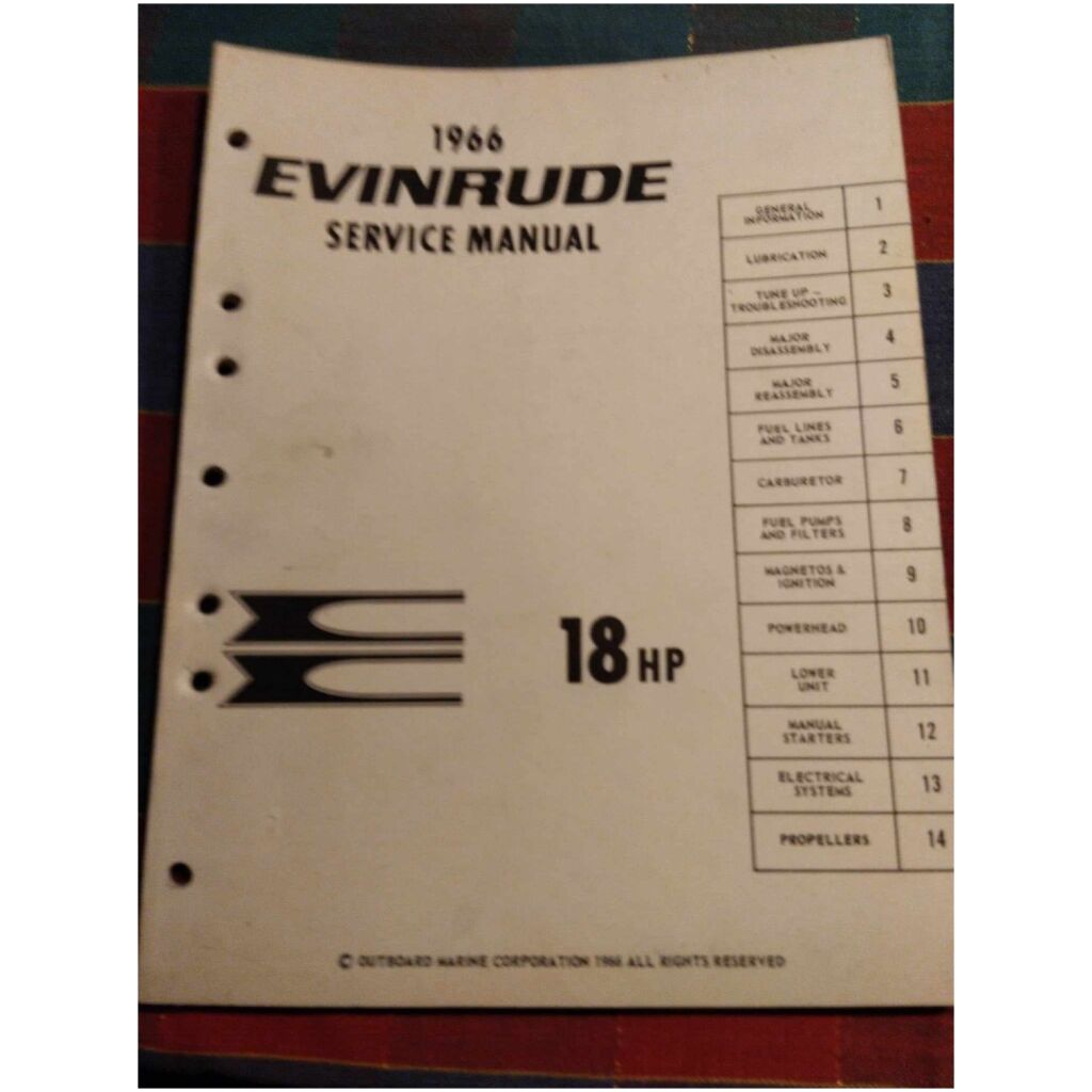 Evinrude 1968 Service manual 5hp