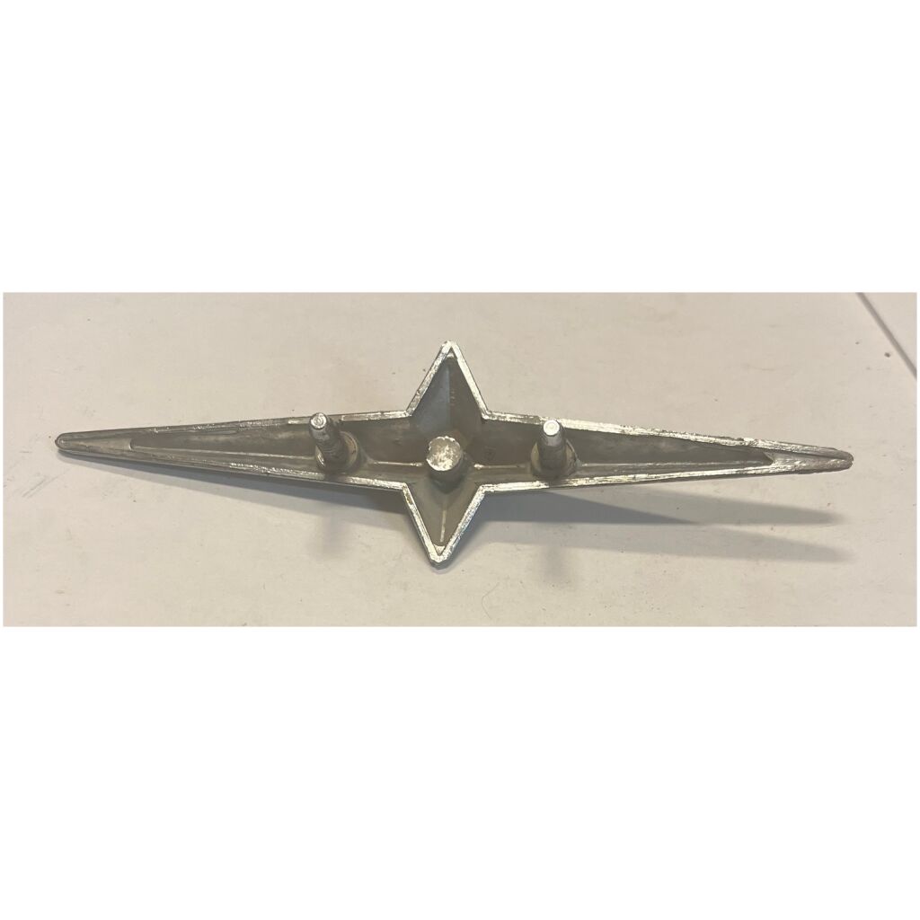Emblem bakskärm stjärna Pontiac Star Chief 1959 , GM 4776825 begagnad