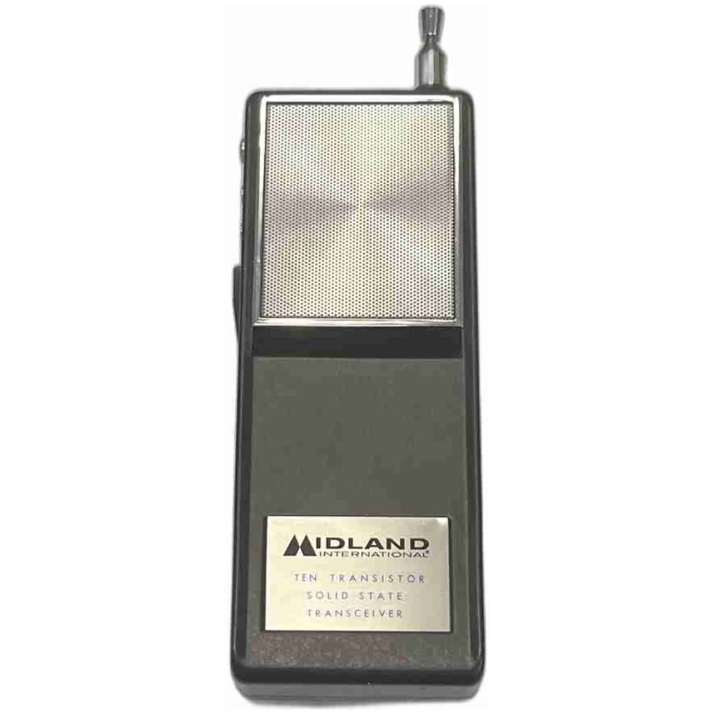 Radio transistor mottagare 9-12V kanal 11 27.085 Mhz Midland 13-113C Japan 1972